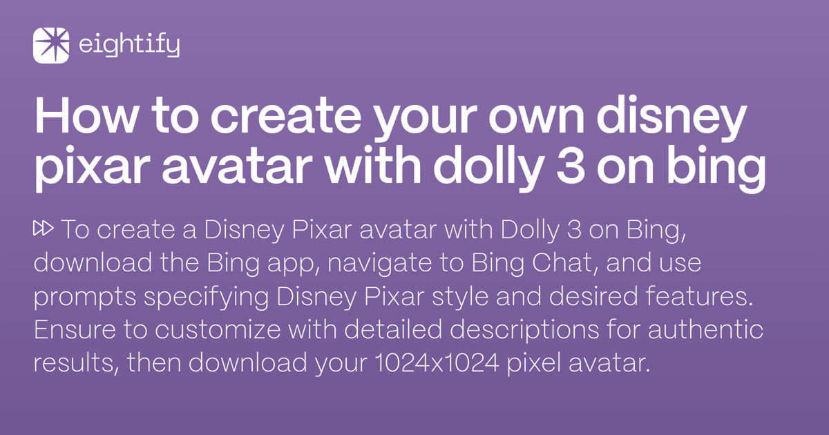 How to do the Disney Pixar AI Dog Trend with Microsoft's Bing