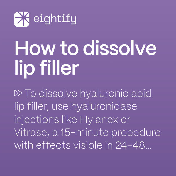 How to dissolve lip filler Eightify