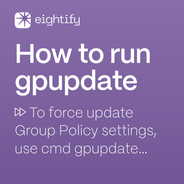 Gp Update Commands Gpupdate Powershell Command : How To Run Gpupdate – WBVGM