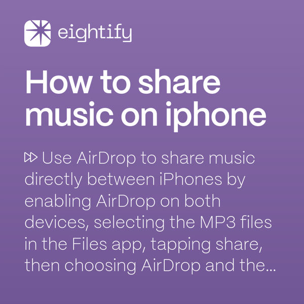 How To Share Music On Iphone Eightify how-to-share-music-on-iphone-eightify