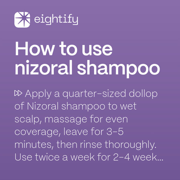 How to use nizoral shampoo Eightify