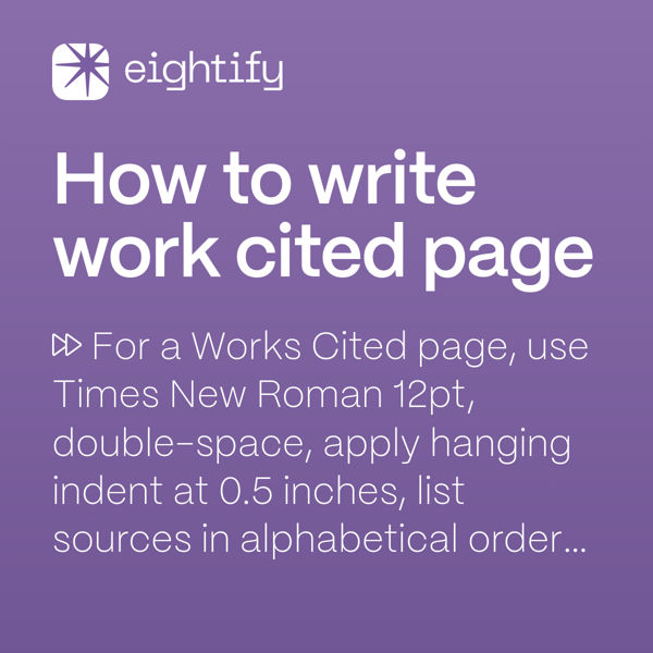 How To Write Work Cited Page Eightify microsoft-word-mla-format-template