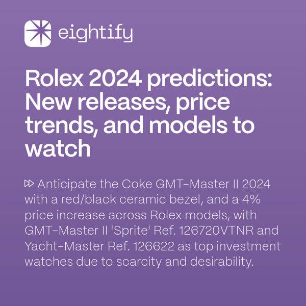 Rolex 2024 predictions New releases, price trends, and models to watch