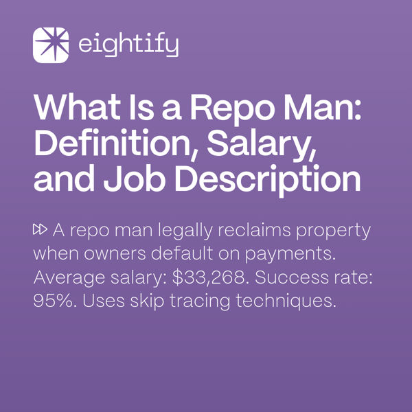 What Is a Repo Man Definition, Salary, and Job Description Eightify