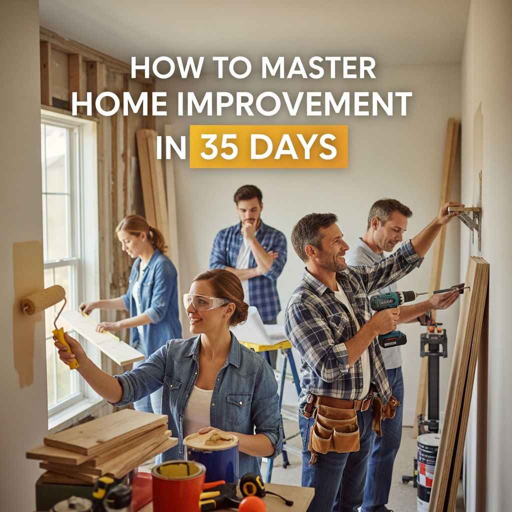 How to Master Home Improvement in 35 Days: The Ultimate Transformation Guide