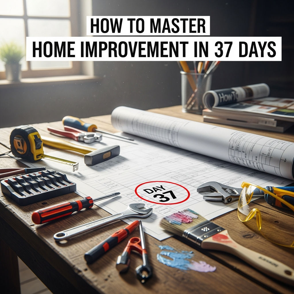 How to Master Home Improvement in 37 Days: The Ultimate DIY Guide