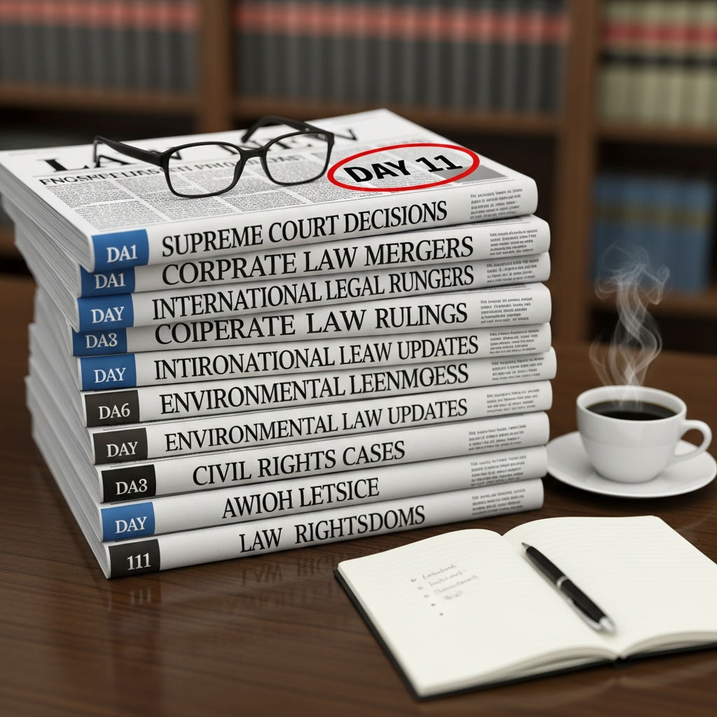 How to Master Law News in 11 Days: The Ultimate Fast-Track Guide