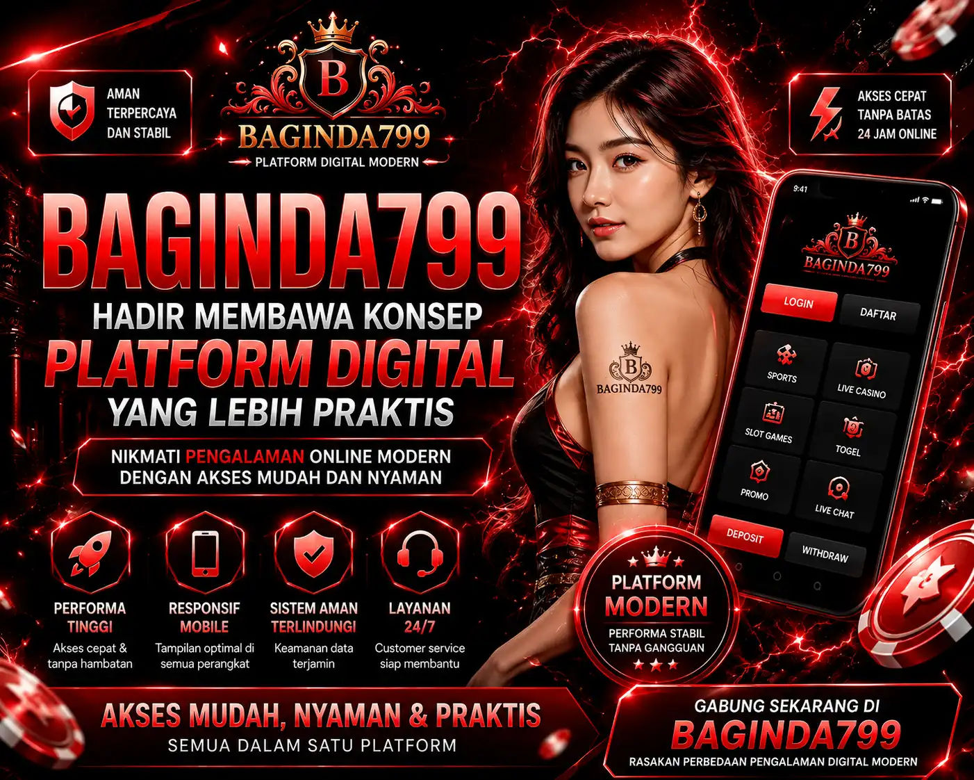 BAGINDA799 Hadir Membawa Konsep Platform Digital yang Lebih Praktis 
