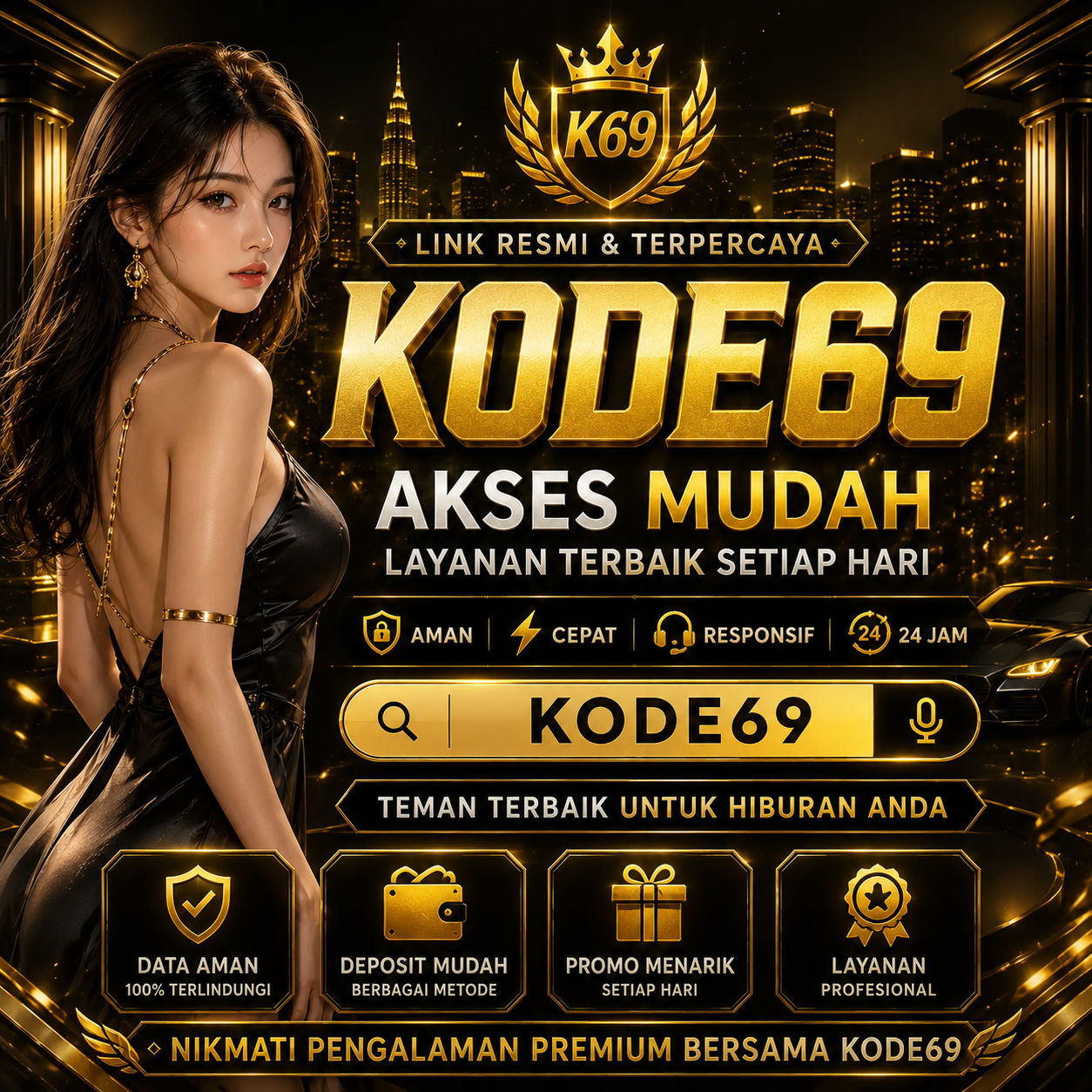 KODE69 Front Black 