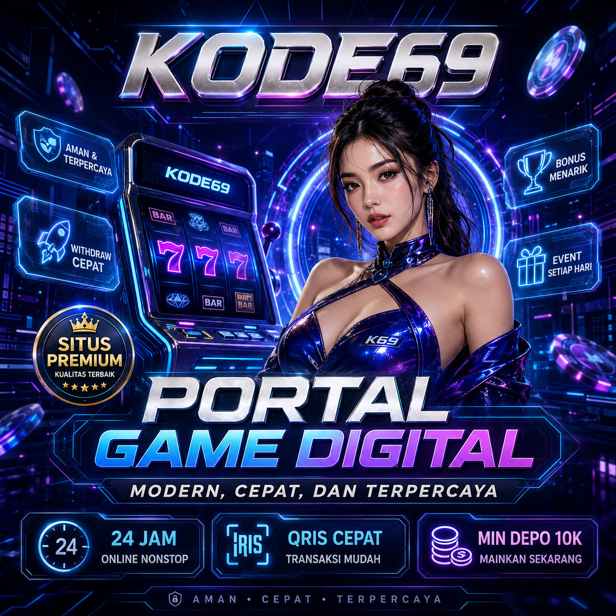 KODE69 Front Black 