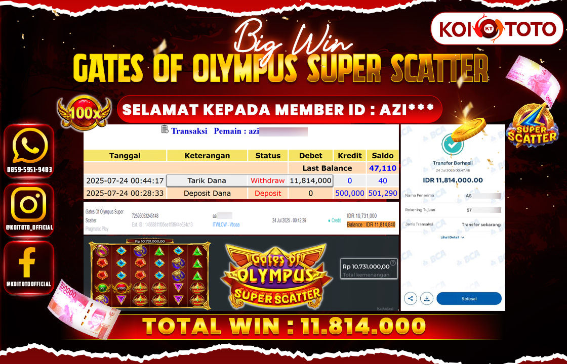 JACKPOT TOGEL !! MENANG BESAR DI PASARAN TOTO MACAU SEBESAR Rp 18.000.000 KOITOTO DIBAYAR SECEPAT KILAT !!