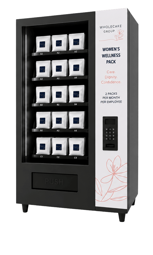 WHOLECAKE smart wellness vending machine