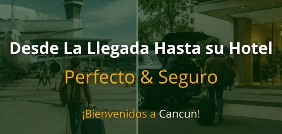 Van privada de Ekab Shuttles llegando directamente a la entrada de tu hotel en Cancún o Riviera Maya – servicio puerta a puerta