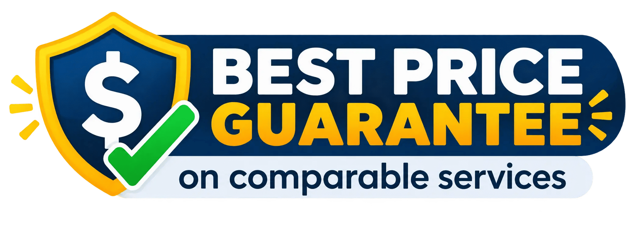 Best price guarantee on comparable services