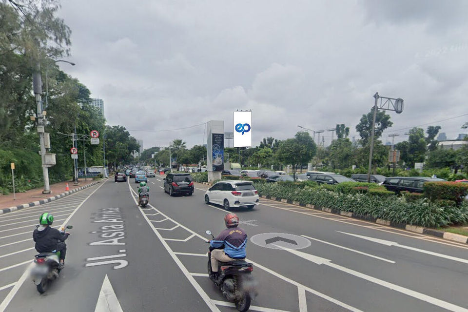 Billboard at Jl. Asia Afrika Titik 24 GBK Senayan, Jakarta Pusat
