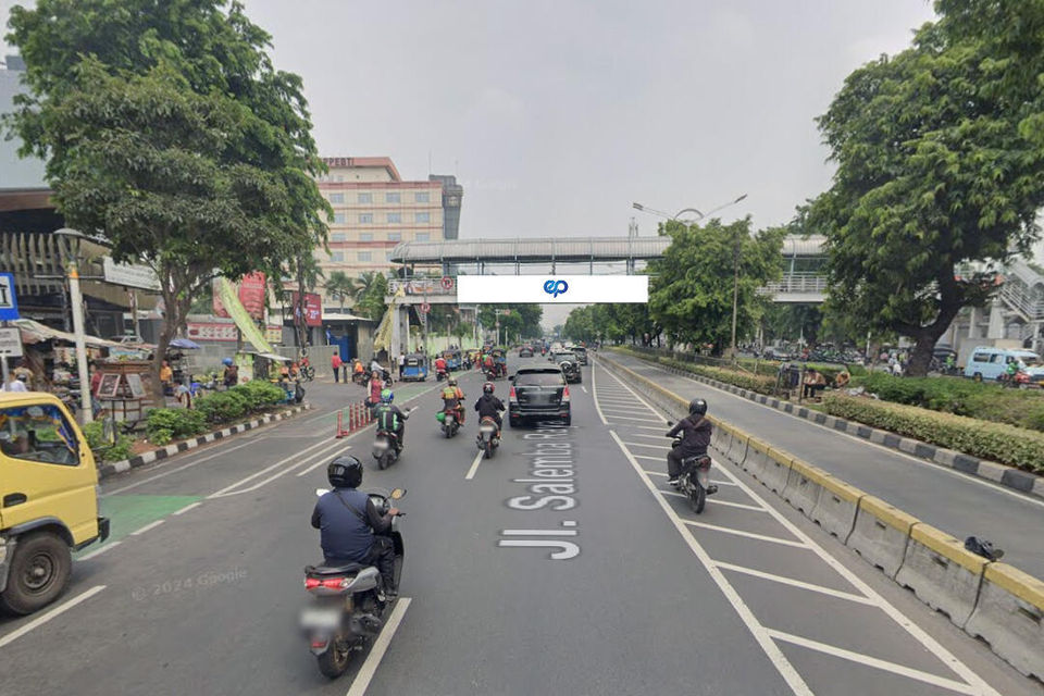 Billboard at JPO Kenari Mas Jl. Kramat Raya, Jakarta Pusat