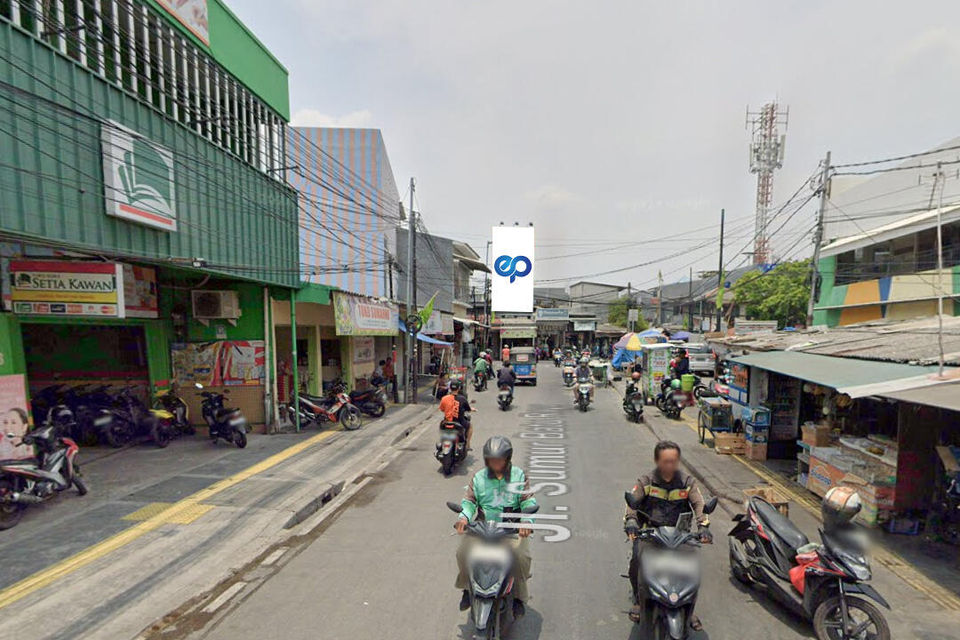 Billboard at Jl. Sumur Batu Raya, Jakarta Pusat