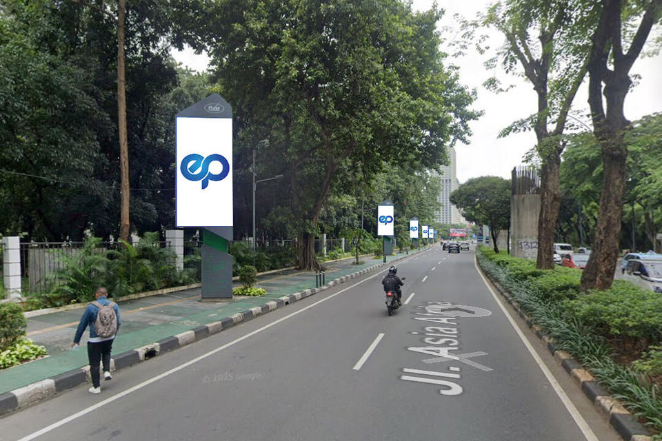 Videotron at LED Runner GBK - Jl Asia Afrika, jakarta Pusat