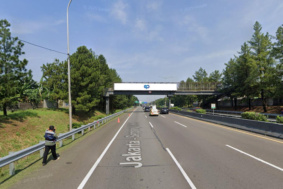 Billboard at Jl. Jakarta - Serpong (JPO KM 11+200 A), Tangerang Selatan