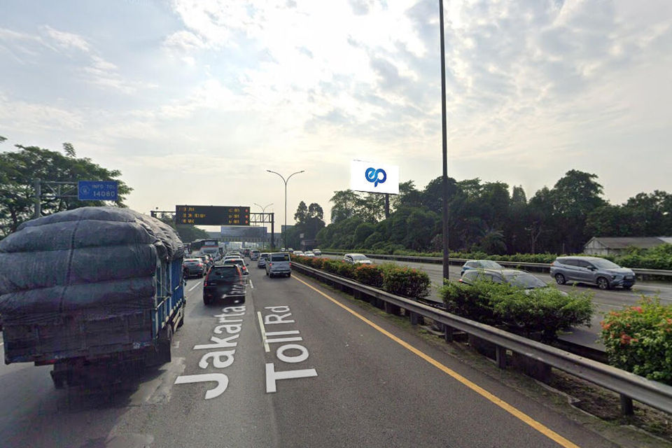 Billboard at Tol Jakarta Tangerang KM 11+600B, Tangerang