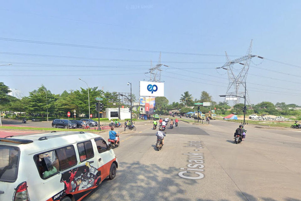 Billboard at Jl. Cisauk ( Pasar Intermoda Cisuak), Tangerang