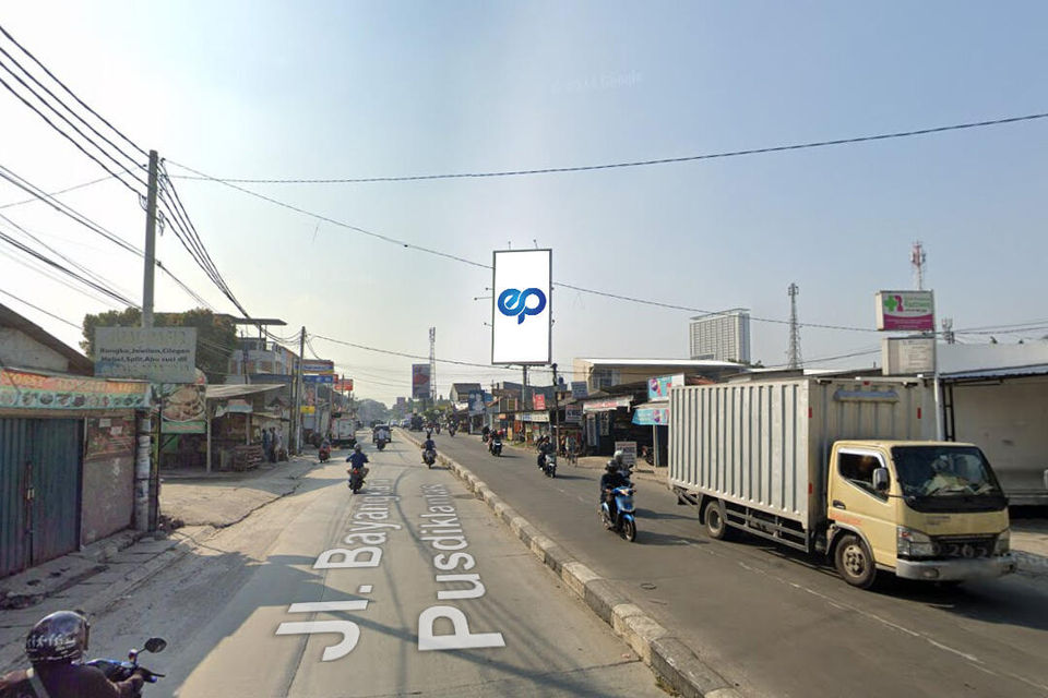Billboard at Jl. Bayangkara Pusdiklantas, Pakualam, Tangerang Selatan