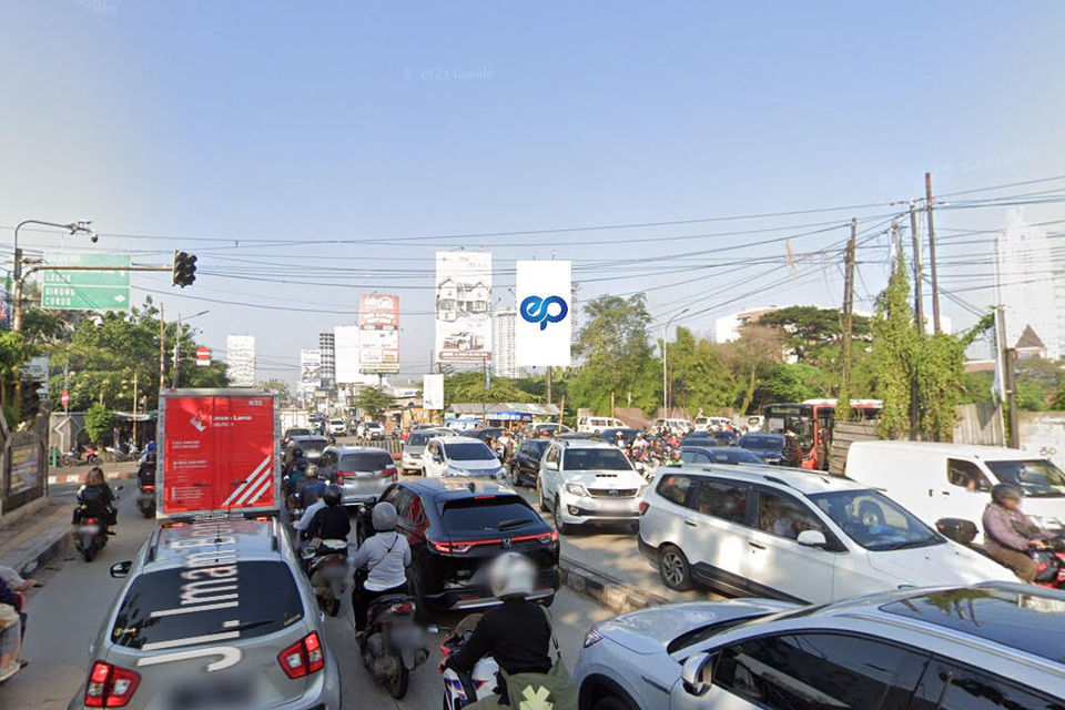Billboard at Jl. Imam Bonjol (Perempatan Islamic), Tangerang Selatan