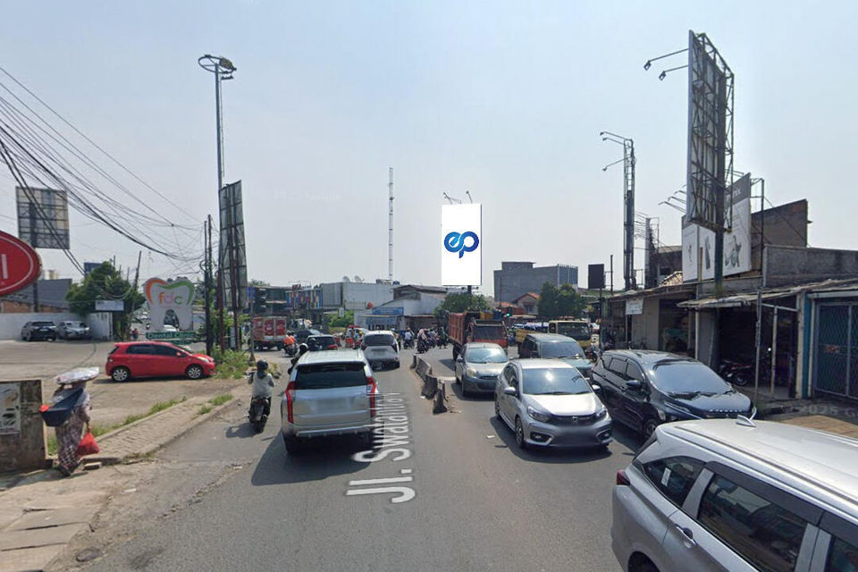 Billboard at Jl. Jati Asih (Depan Pos Polisi Swatantra), Bekasi