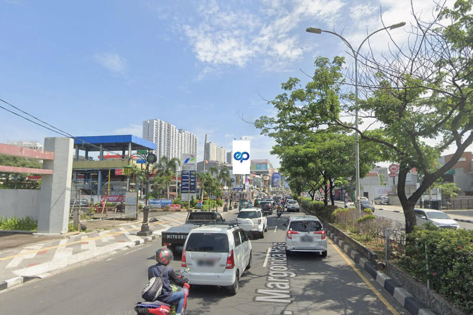Billboard at JL. Margonda Raya, Depok