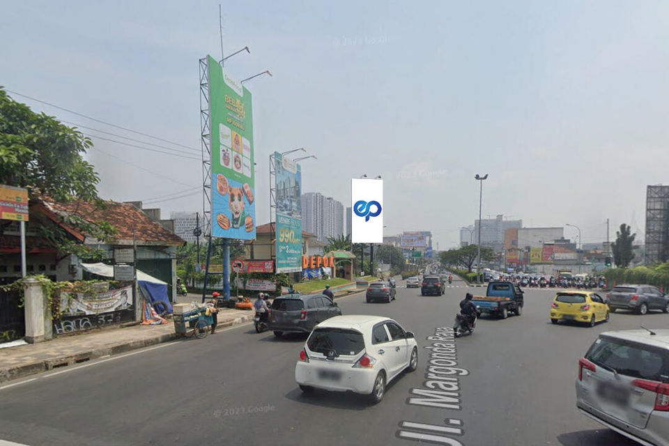 Billboard at JL. Margonda Raya (Pertigaan Juanda), Depok