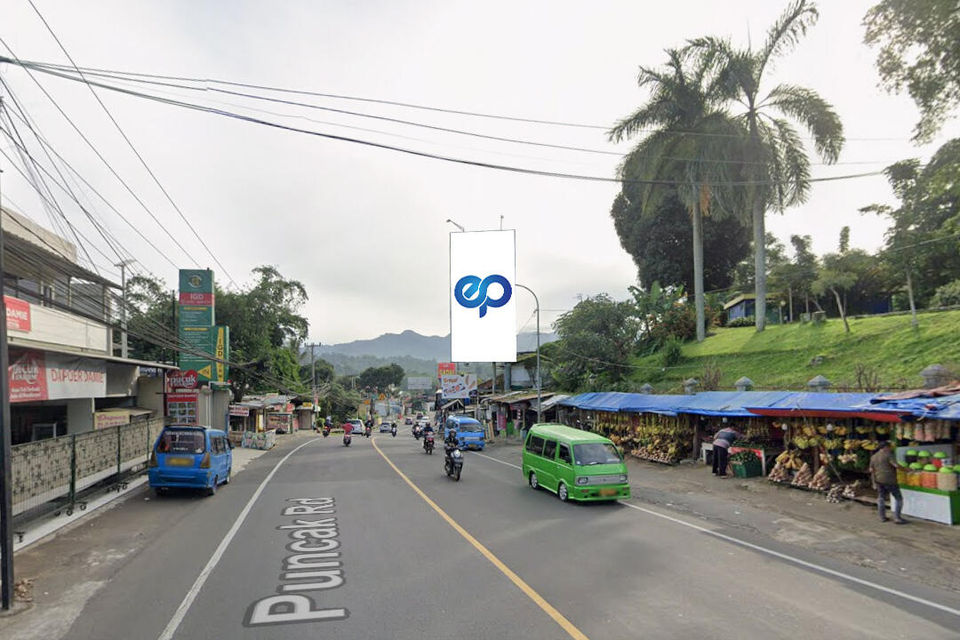 Billboard at Jl. Raya Puncak (Pusdiklat Anggaran Kemenkeu), Bogor