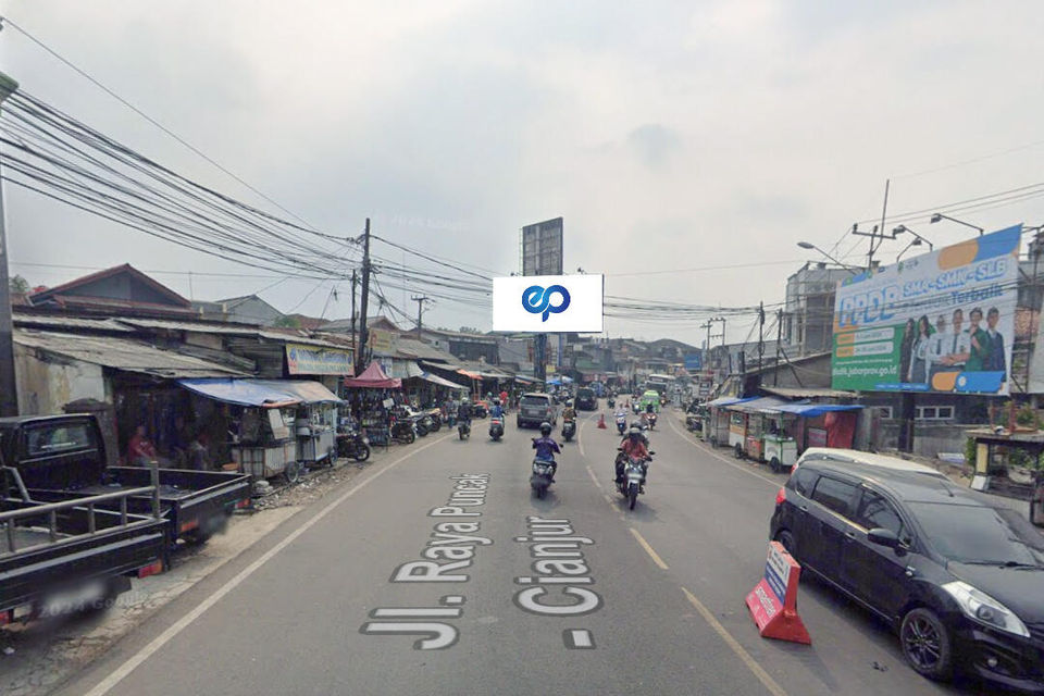 Billboard at JL. Raya Puncak (Pasar Cisarua 2)