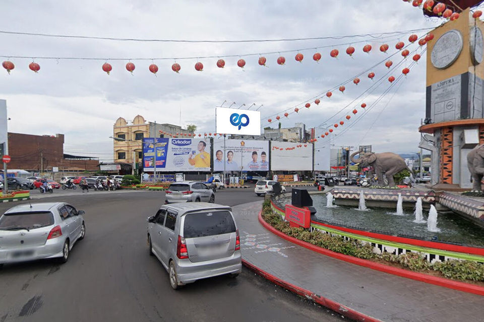 Billboard at Jl. Bundaran Gajah ( Tugu Adipura), Lampung