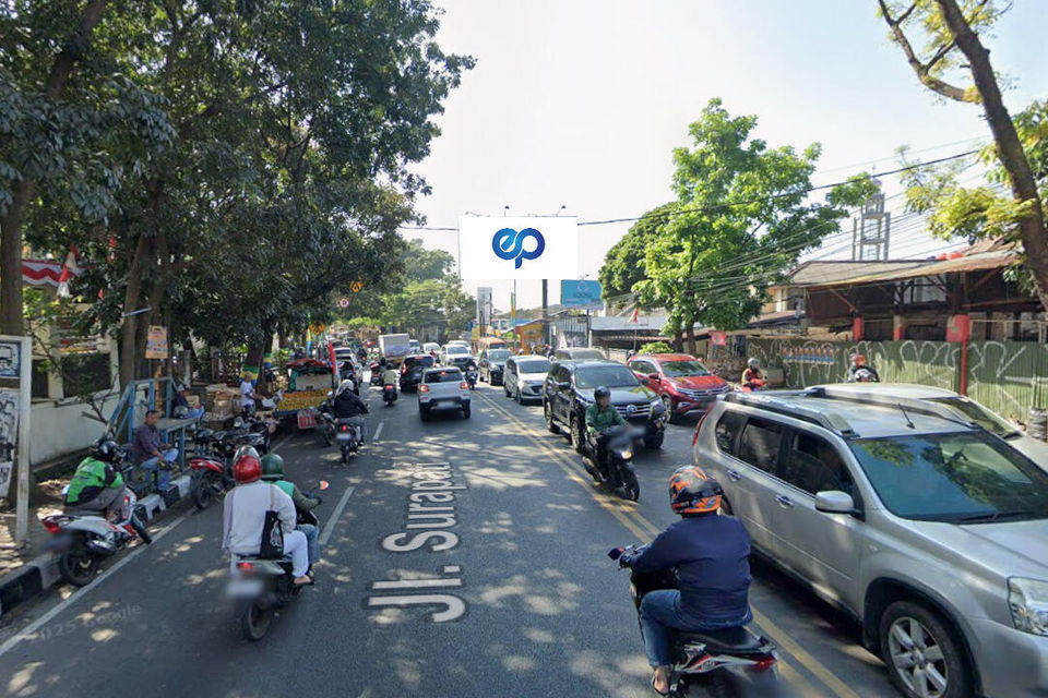 Billboard at JL. Surapati no. 76, Bandung