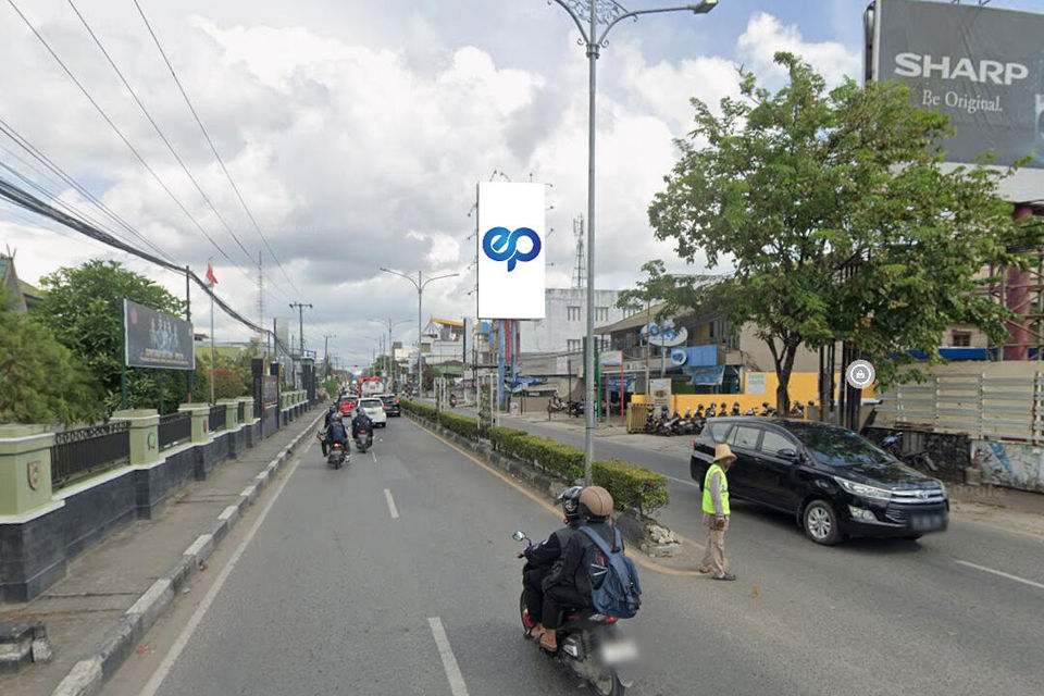 Billboard at JL. S. Parman - Arah Ke Perempatan / Polda, Banjarmasin