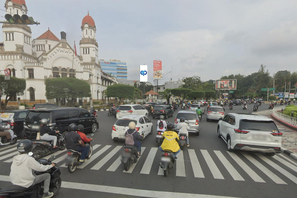 Billboard at JI. Pandanaran (Bundaran Tugu Muda), Semarang