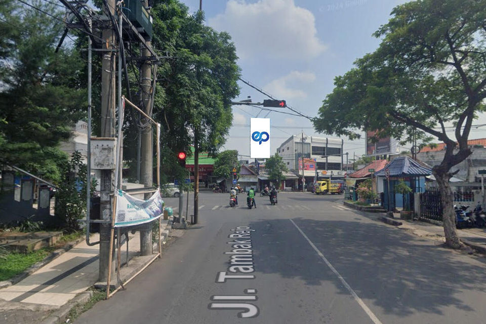 Billboard at Pertigaan JI Kapas Krampung - JI Tambakrejo (Kaza City- Plaza), Surabaya