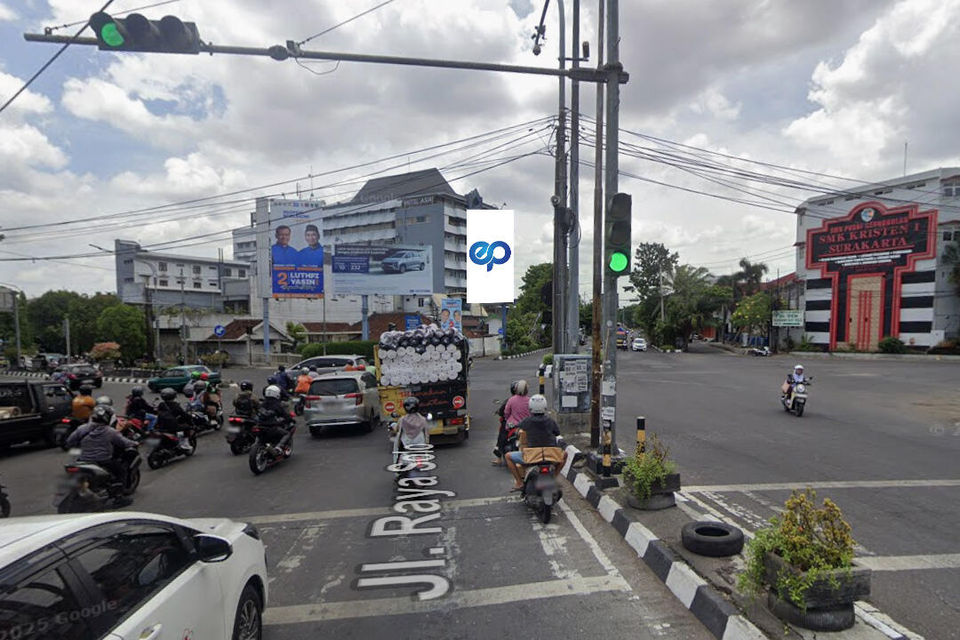 Billboard at JI. WolterMonginsidi, Depan Hotel Asia, Solo