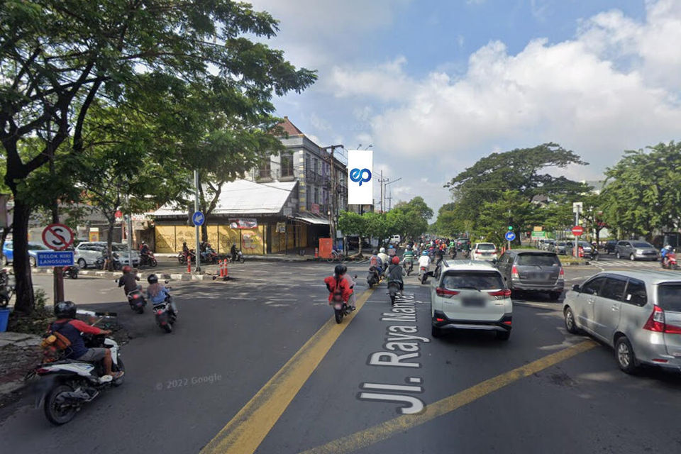 Billboard at Perempatan Terminal Bratang JI. Nginden - JI. Semolowaru, Surabaya