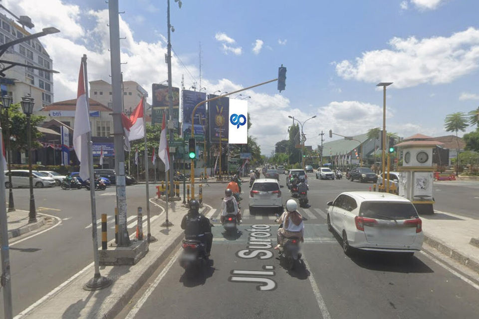 Billboard at JI. Jendral Sudirman (Perempatan Lakalantas), Yogyakarta