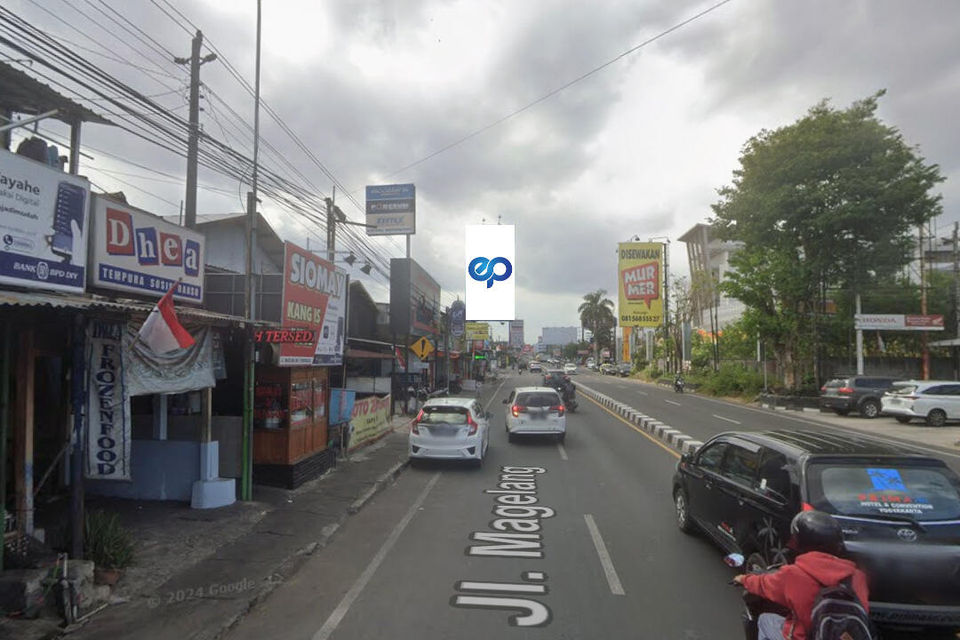 Billboard at Jl. Magelang perempatan Selokan (KM5), Yogyakarta