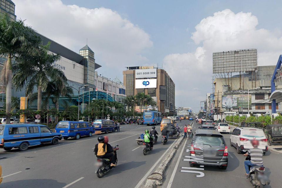 Billboard at JL. MT. HARYONO (BAWAH) GEDUNG OLYMPIA PLAZA, MEDAN