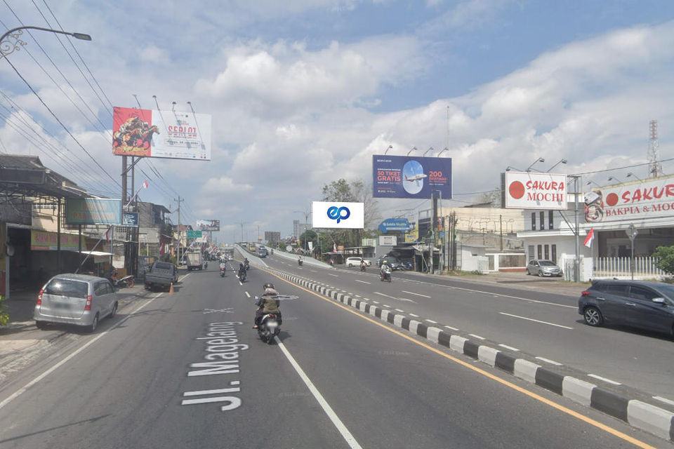 Billboard at JI. Magelang Terminal Bus Jombor, Yogyakarta