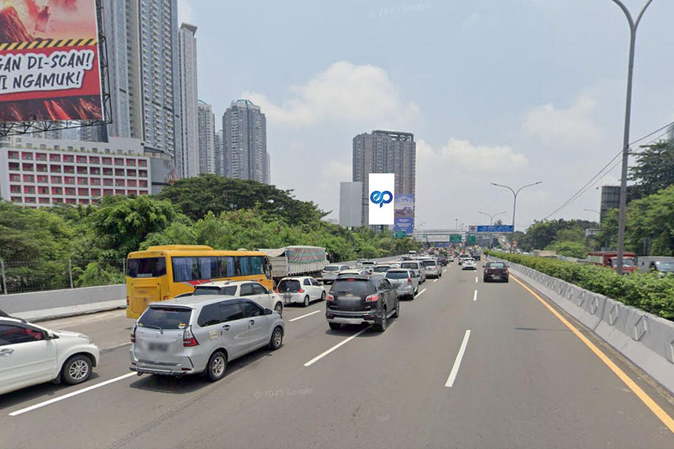 Billboard at Gerbang Tol Tomang, Jakarta Barat