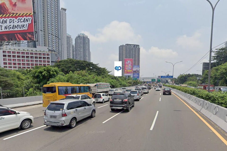 Billboard at Gerbang Tol Tomang, Jakarta Barat