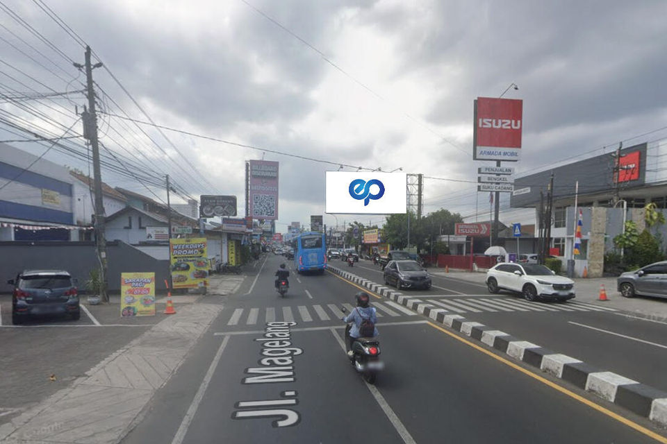 Billboard at JI. Magelang, Yogyakarta