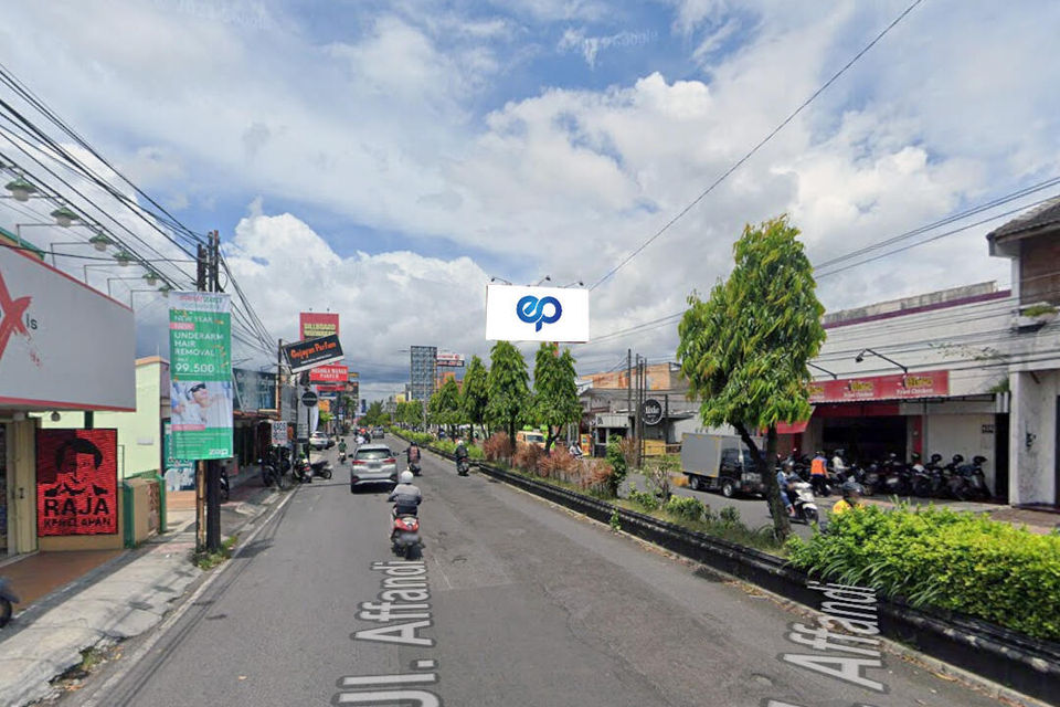 Billboard at JI. Affandi Sebrang Mirota Pasar Raya, Yogyakarta