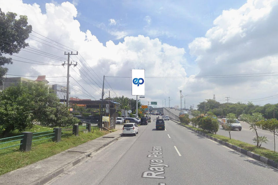 Billboard at JI. HR. Soebrantas - Fly Over Soekarno Hatta, Pekanbaru