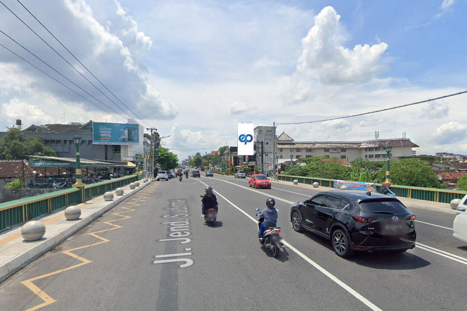 Billboard at Jl. Jend. Sudirman (barat jembatan gondolayu), Yogyakarta