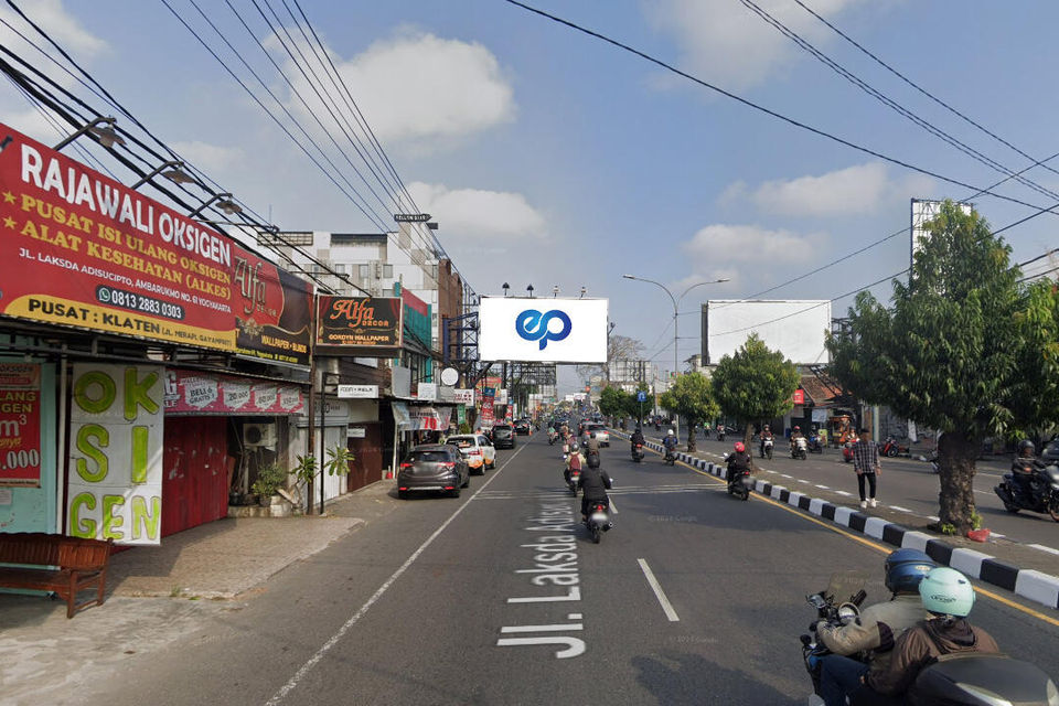 Billboard at Jl. Laksda Adisucipto (Barat Ambarukmo Plaza), Yogyakarta